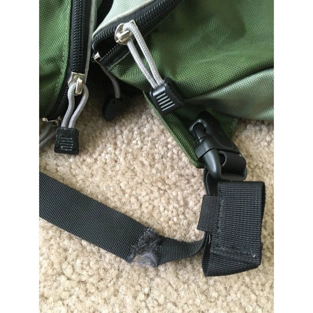 Olly Dog Sport Pet Saddle Backpack Bag Outdoor Green